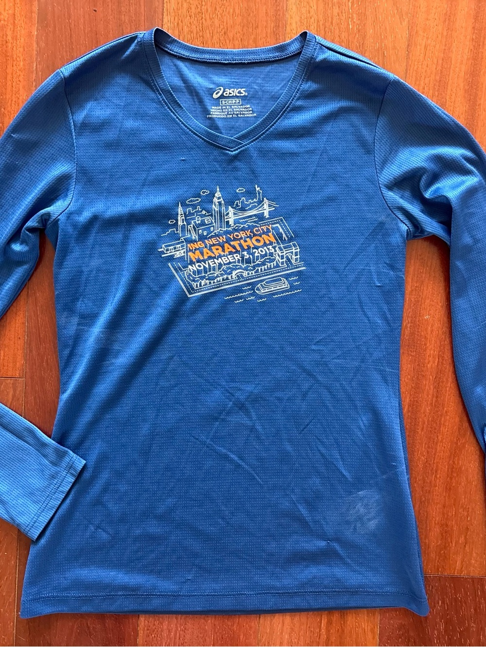 ASICS 2013 ING New York City Marathon Long-Sleeve Performance T-shirt - S